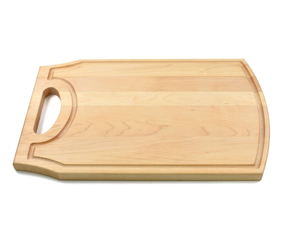 Cutting Board with Handle Maple Hiawatha WoodWorks