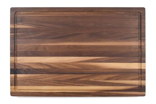 black walnut edge grain wood cutting board hiawatha woodworks